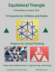 Equilateral Triangle: 10 Inquiries for Children and Adults. Cover image